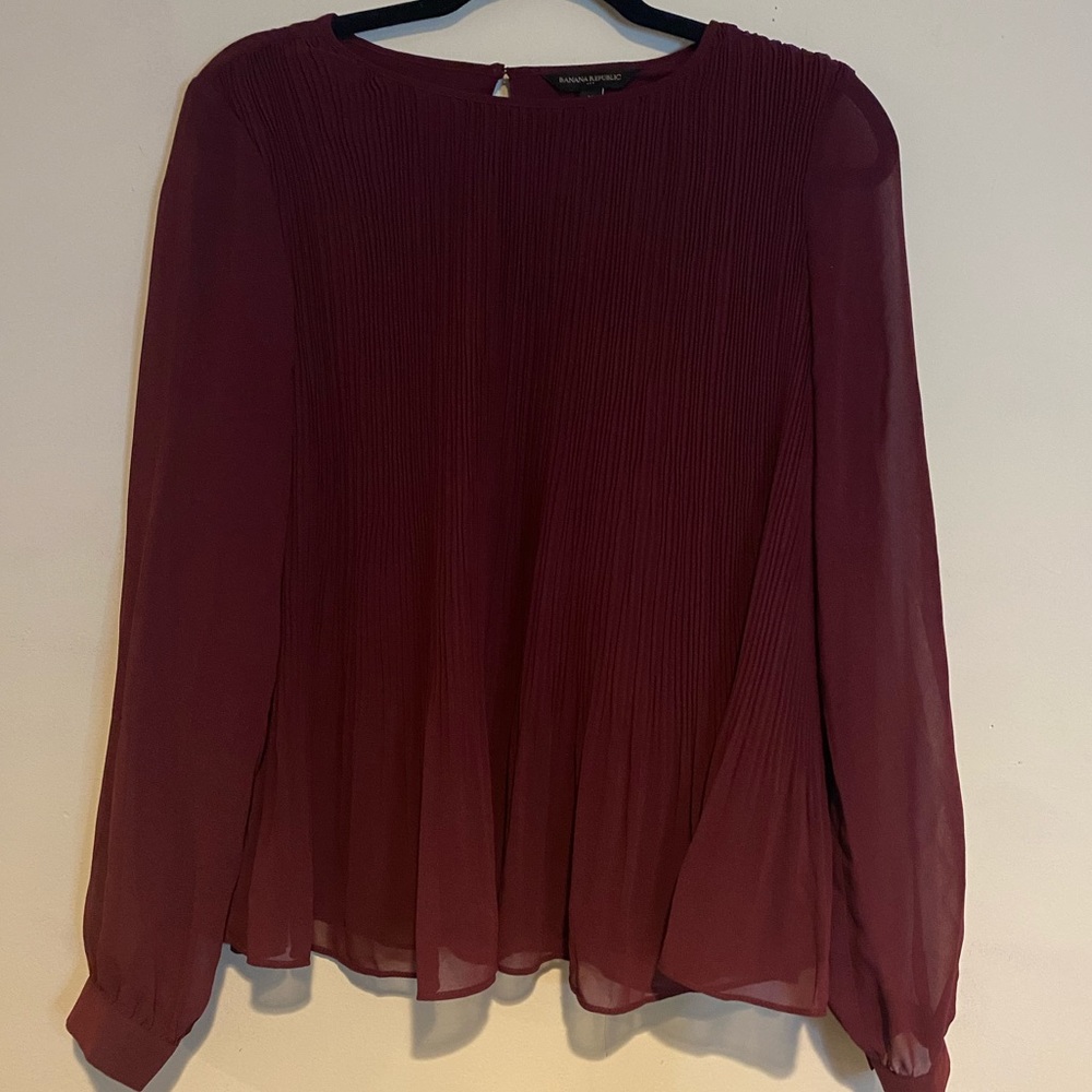 Banana Republic Pleated Blouse